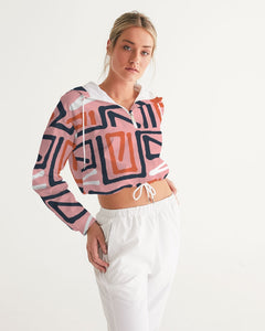 Street Corner Women's Cropped Windbreaker