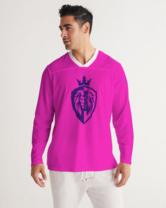 KINGBREED PINK Men's Long Sleeve Sports Jersey