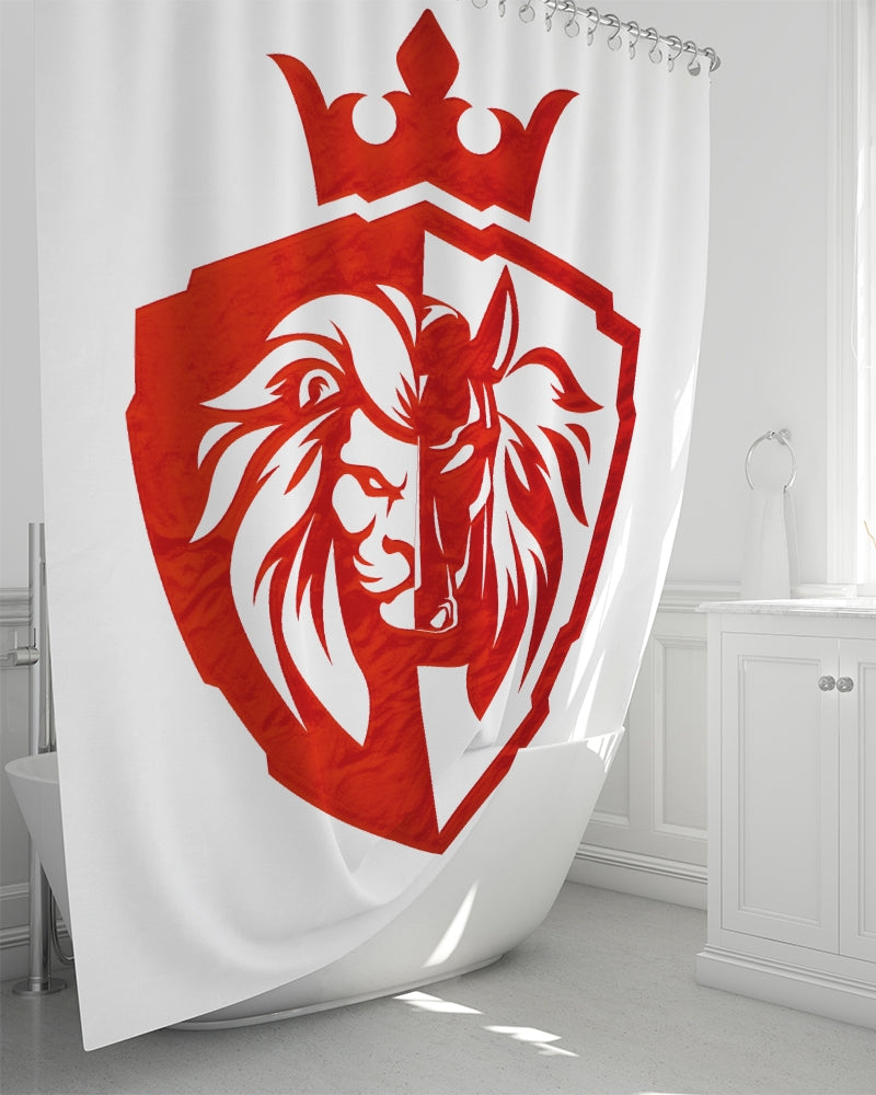 KINGBREED SIMPLICITY RED SKY Shower Curtain 72"x72"