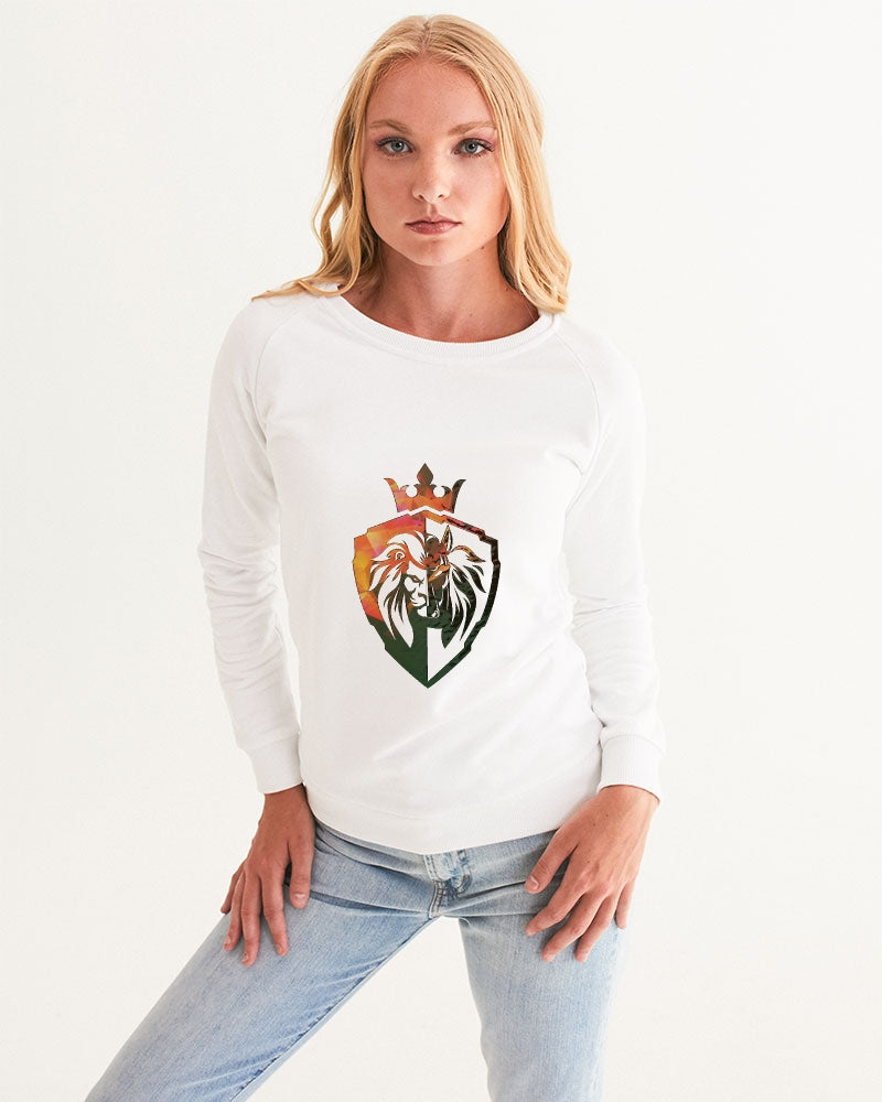 KINGBREED LUX ORIGINAL WHITE Women's Graphic Sweatshirt