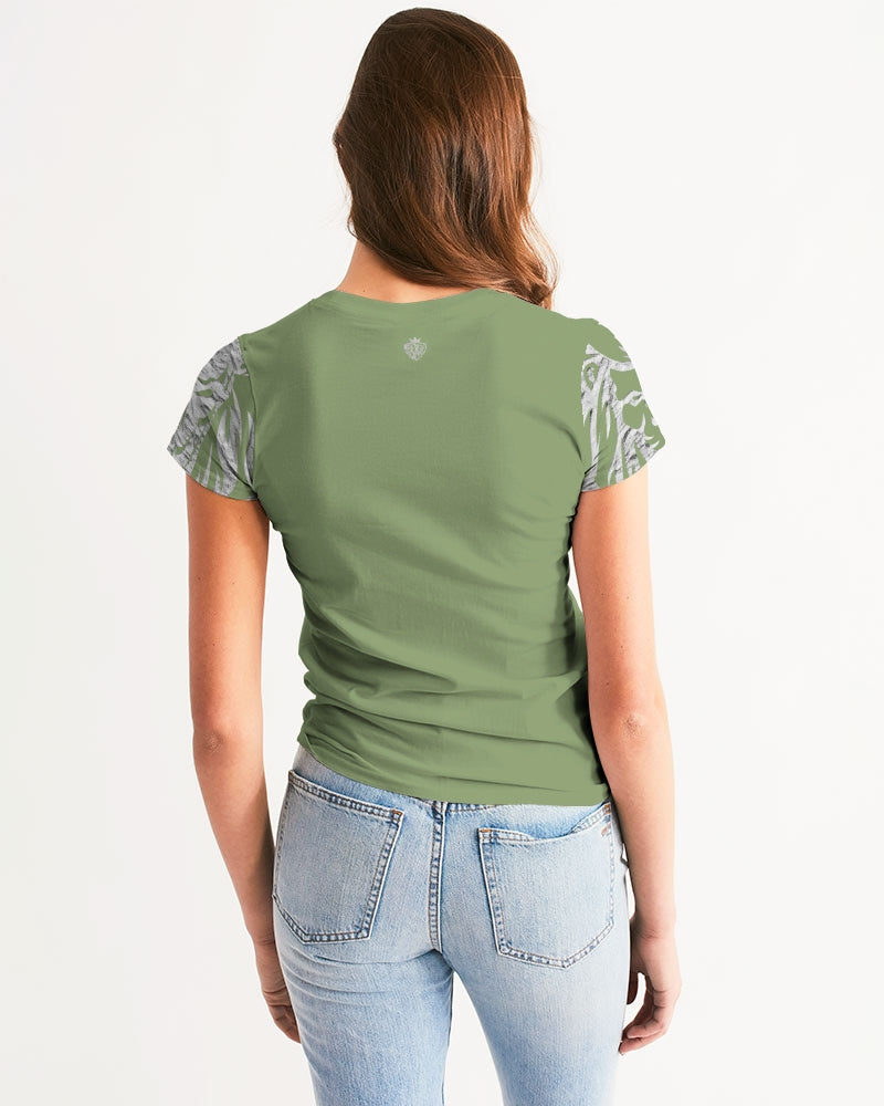 KINGBREED ARMY GREEN Women's Tee