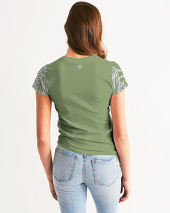 KINGBREED ARMY GREEN Women's Tee