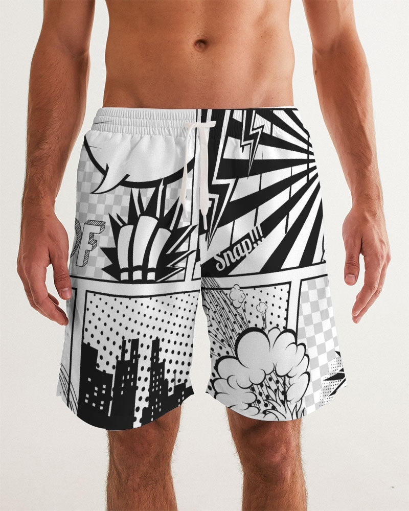 Retro Comic Men's Swim Trunk