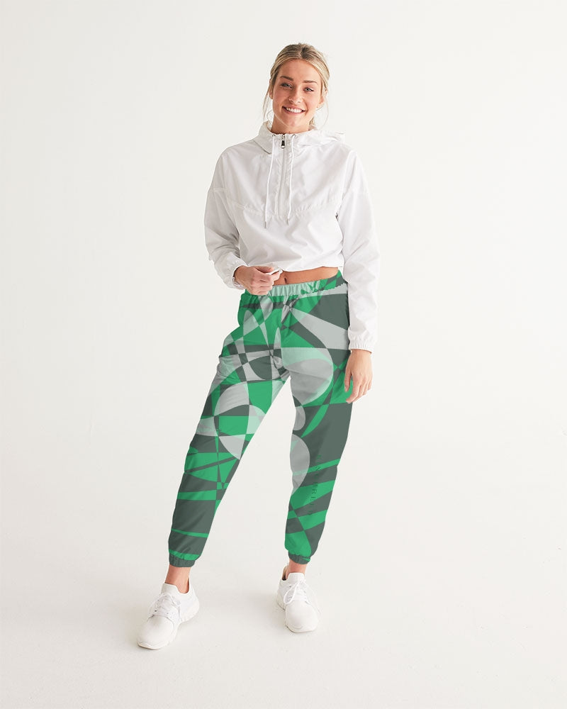 KINGBREED LUX GREEN CLOUDS Women's Track Pants