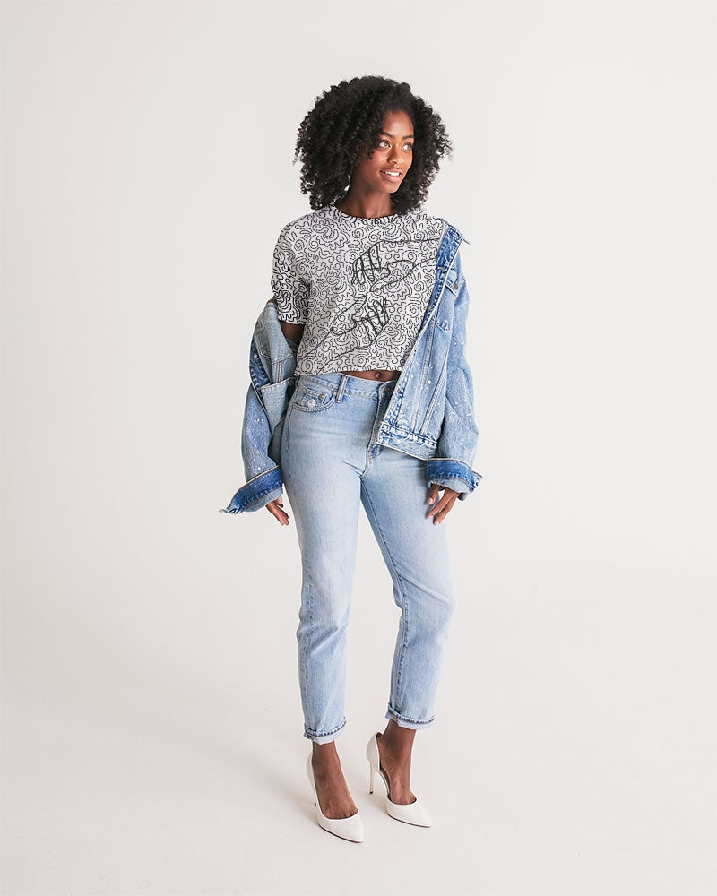 We Are Together Women's Lounge Cropped Tee