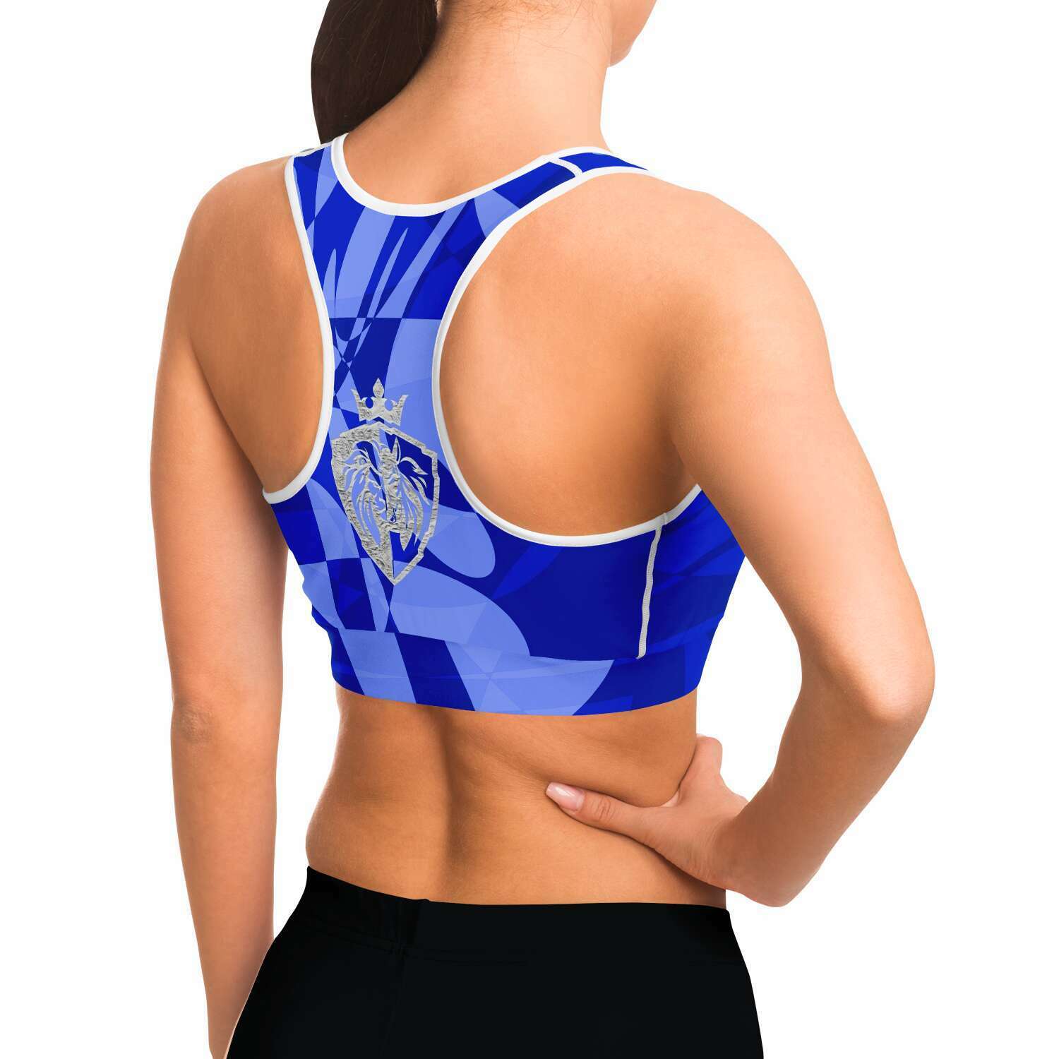 KINGBREED COLLECTION SPORTS BRA BLUE CLOUDS