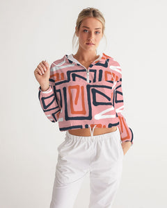 Street Corner Women's Cropped Windbreaker