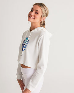 KINGBREED LEOMUS BLUE EDITION Women's Cropped Hoodie