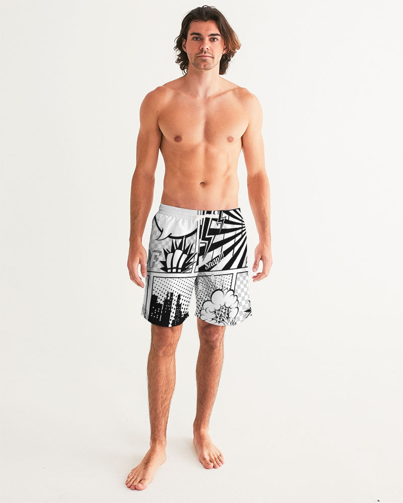 Retro Comic Men's Swim Trunk