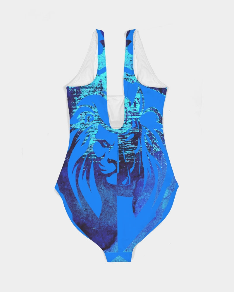 KINGBREED SIMPLICITY ROYAL BLUE Women's One-Piece Swimsuit
