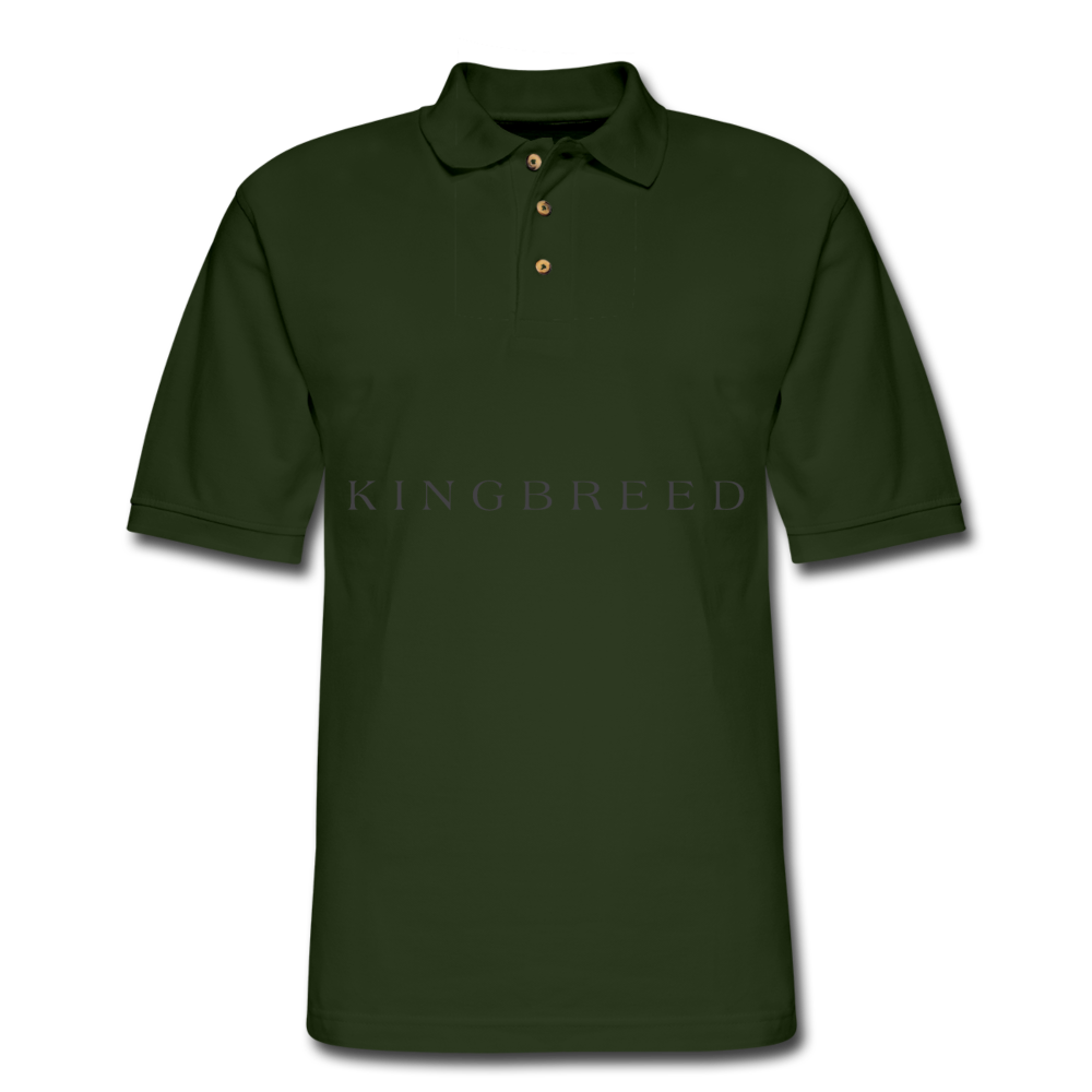 King Classic Polo Stamp - forest green