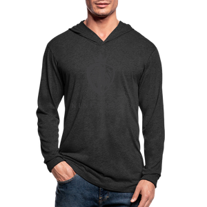 King Classic Unisex Tri-Blend Hoodie Shirt - heather black