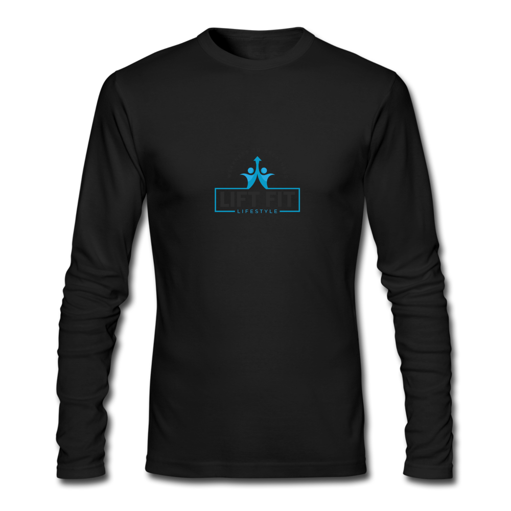 Men's Long Sleeve T-Shirt by Next Level - black